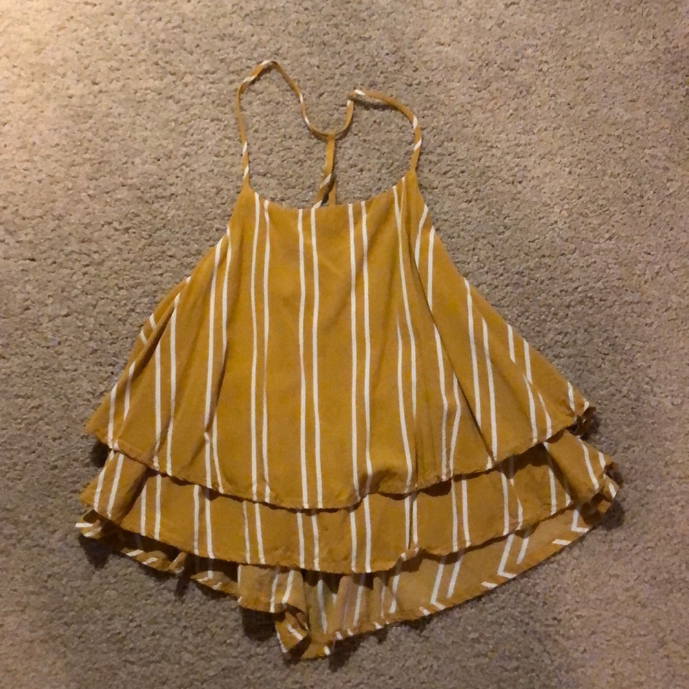 Forever 21 mustard tank top